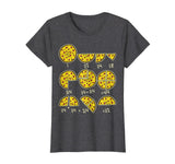 Pizza Salami Cheese Quick Math Fractions Math Teacher T-Shirt