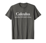 Calculus Actually Is Rocket Science Shirt Cool Math Tee