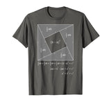 Pythagorean Theorem Algebraic Proof Math T-Shirt