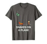 Snakes On A Math Plane Funny Snake T-Shirt