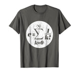 Euler Math equation fun shirt for scientist and math lovers