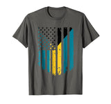 Vintage Bahamian American Flag T-shirt Bahamas America