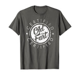 Certified Old Fart Funny Retirement Gift Birthday T-Shirt