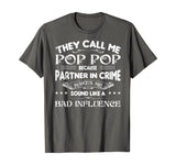 Funny Pop Pop Dad Shirt Valentine Fathers Day Christmas Gift T-Shirt