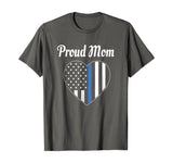 Police Mom Shirt - Law Enforcement Gift T-shirt Proud Mom