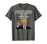 Trump Fisherman Funny Fisher Hook Gifts Shirt