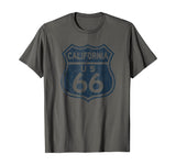 California Historic Route 66 Retro Distressed Graphic Shirt