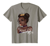 This Melanin Queen Was Born In March Birthday Black History T-Shirt