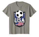 USA Soccer Ball T-Shirt | American Flag Football Tee