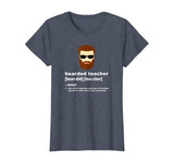 Funny Beard Teacher Shirt; Teacher Appreciation Gift for Men