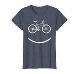 Bike Smiley Face Funny MTB Cycling Gift design T-Shirt