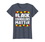 Black Counselors Matter Black History Month Africa Pride T-Shirt