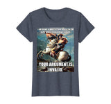 Funny History Hipster Napoleon Bonaparte Argument T-Shirt