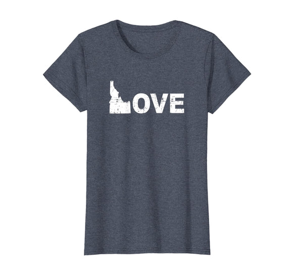 Womens I Love Idaho | Boise | Potato | T-Shirt | Gift Idea