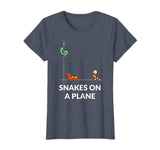 Snakes On A Math Plane Funny Snake T-Shirt