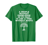 Black History Knowledge Roots Garvey Shirt