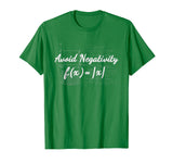 Avoid Negativity Math T-Shirt - Funny Math Teacher Gift