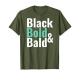 Black History Bold Bald Head Hair Shirt