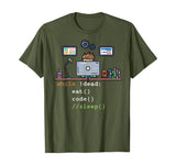 Computer Science Python Programmer Eat Code Sleep T-Shirt