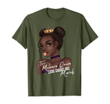 This Melanin Queen Was Born In March Birthday Black History T-Shirt