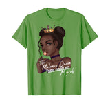 This Melanin Queen Was Born In March Birthday Black History T-Shirt