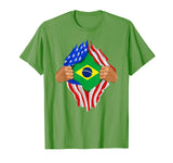 Brazilian Blood Inside Me T-Shirt | Brazil Flag Gift