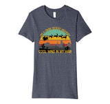 On A Dark Desert Highway Santa Southern Christmas Hippie Premium T-Shirt