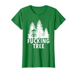 Disc Golf Fucking Tree Shirt Funny Frolf Tee