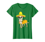Funny Mexican Chihuahua Taco Cinco de Mayo Fiesta Dog Tshirt