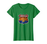Arizona State Flag Highway Shield T-Shirt
