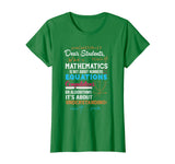 T-Shirt For Math Teacher. Gift Ideas For Parents From Son.