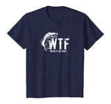 WTF Where's The Fish Men's Funny Fishing T-Shirt