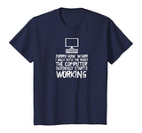 Funny Computer Starts Working Information Technology IT Tee