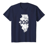 Peoria Pekin Area Code 309 Shirt, Illinois Souvenir Gift