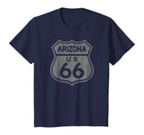 Arizona Historic Route 66 Retro Distressed Graphic T-Shirt