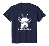 Patriotic Goat 4th of July T shirt Boys Funny Goat Americaaa