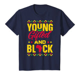 Young Gifted &amp; Black African Pride Black History T-Shirt