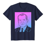 Richard Nixon Vaporwave T-Shirt - Pastel Goth Aesthetic
