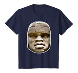 Olmec Statue Shirt - Hidden History Clothing - Good Colors !