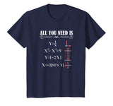 All You Need is Love Math Equation Algebra Calculus Shirt
