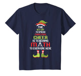 Funny Math Teacher Christmas - Elf Christmas Cheer T-Shirt