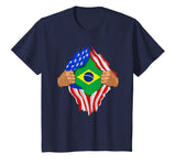 Brazilian Blood Inside Me T-Shirt | Brazil Flag Gift