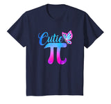 Cute &amp; Funny Cutie Pi Math Pie Butterfly T-Shirt