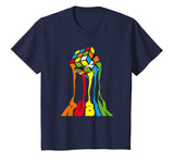 funny melting Rubik Cube Math T Shirt T-Shirt
