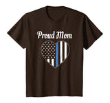 Police Mom Shirt - Law Enforcement Gift T-shirt Proud Mom