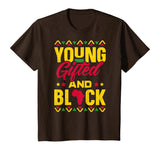 Young Gifted &amp; Black African Pride Black History T-Shirt