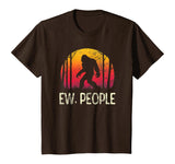 Vintage Retro Ew People Bigfoot T Shirt Funny Sasquatch Gift