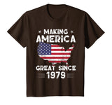 Vintage 40th Birthday Gift Making America Great Since 1979