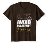 AVOID NEGATIVITY SHIRT Math Gift for Men Women Kids Teachers