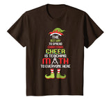 Funny Math Teacher Christmas - Elf Christmas Cheer T-Shirt